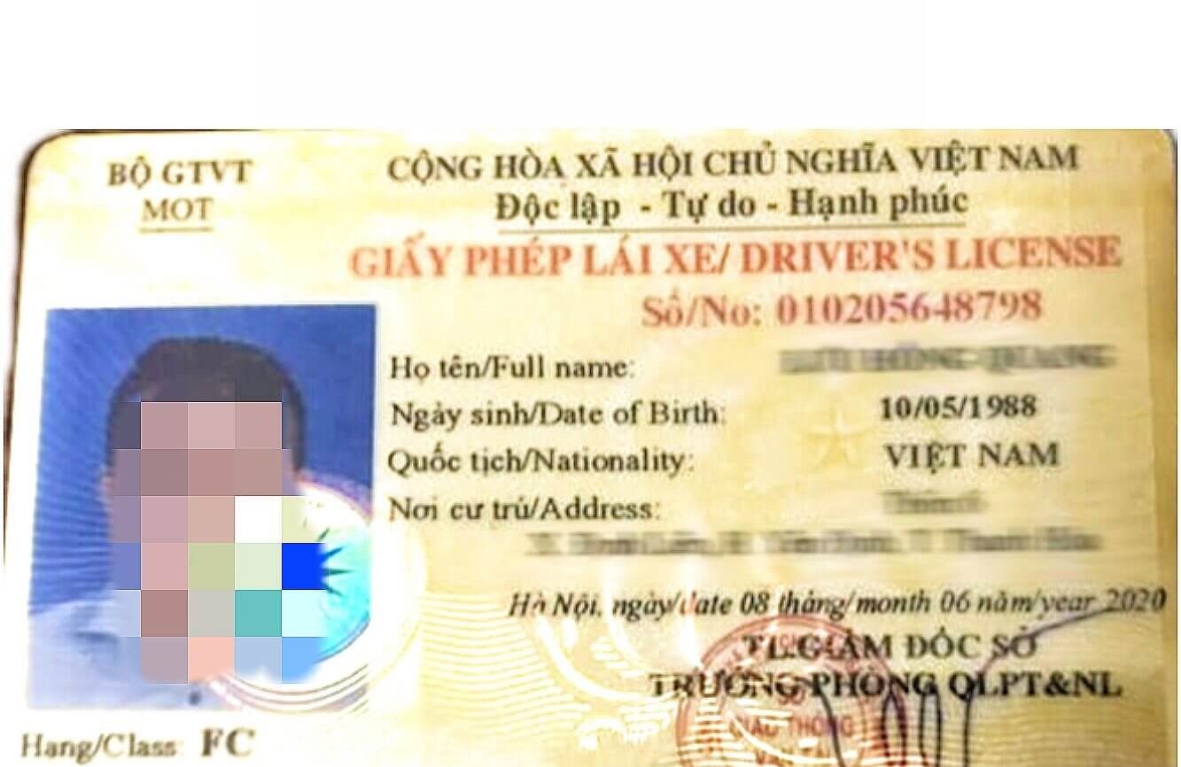 Bằng lái xe hạng FC